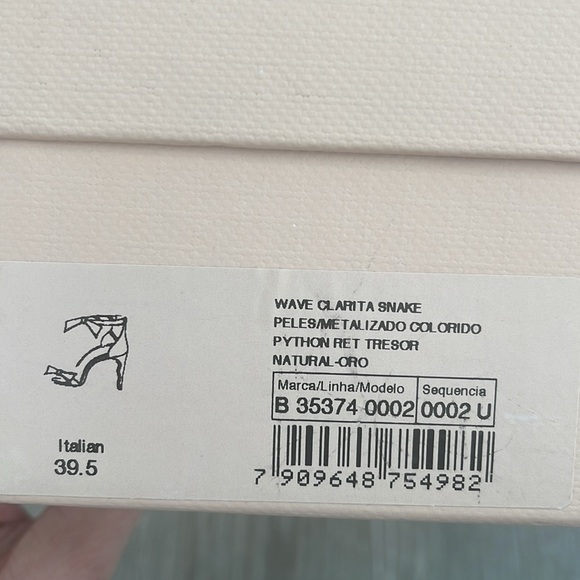 Alexandre Birman Clarita Python Wave-heel Sandals - Picture 13 of 13